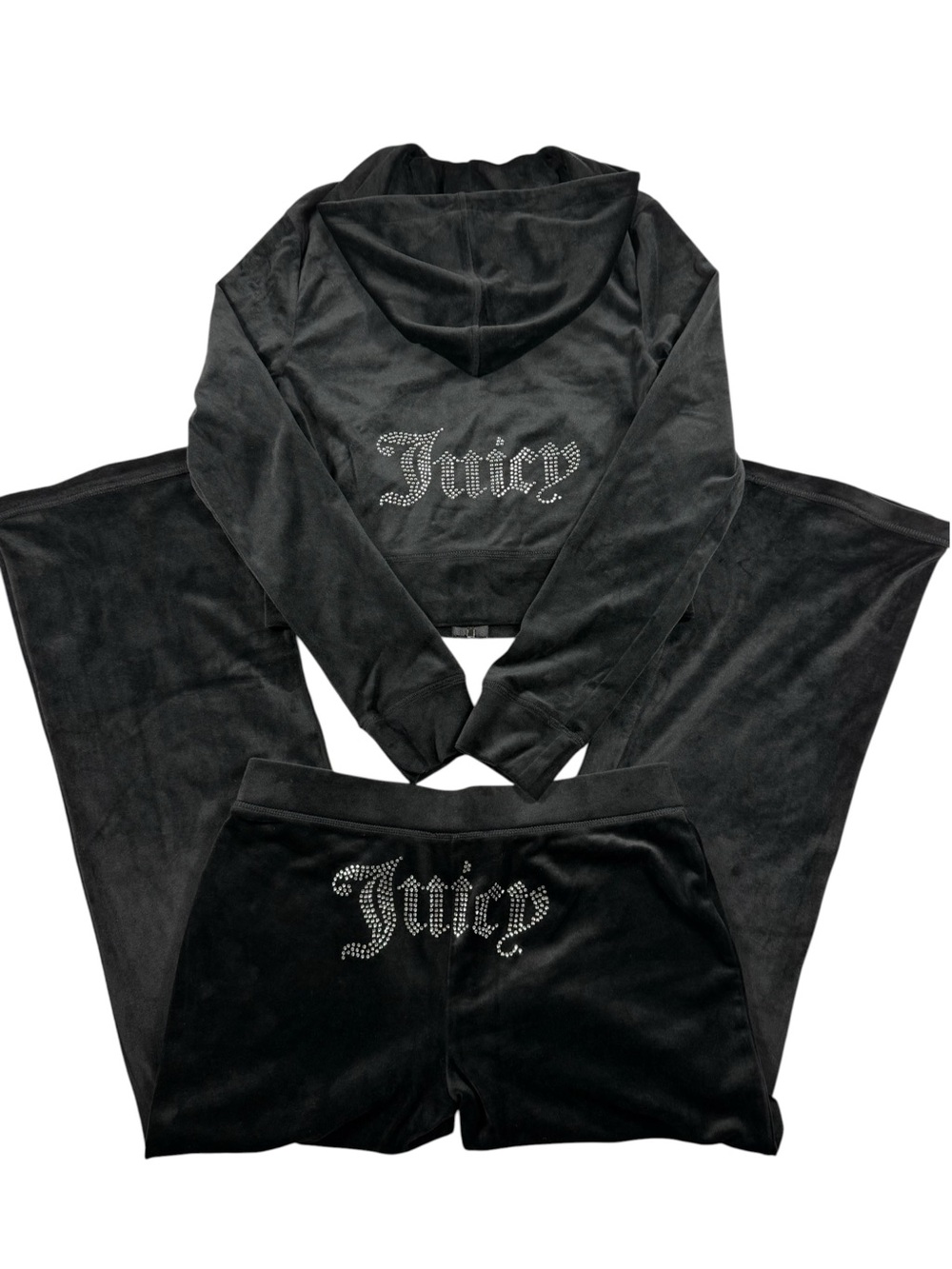 Juicy Couture Bling Velour Track Suit, S